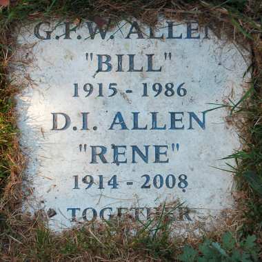Allen memorial stone
