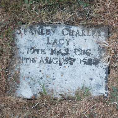 Lacy memorial stone