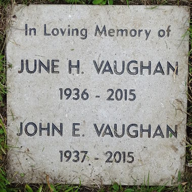 Vaughan memorial stone
