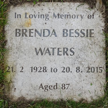 Waters memorial stone
