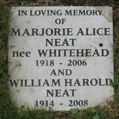 Neat memorial stone