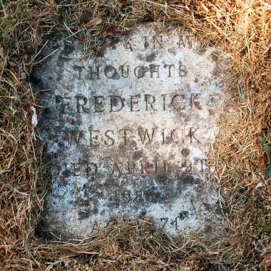 Westwick memorial stone