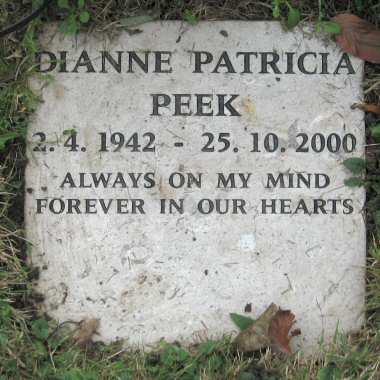 Peek memorial stone