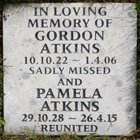 Atkins memorial stone