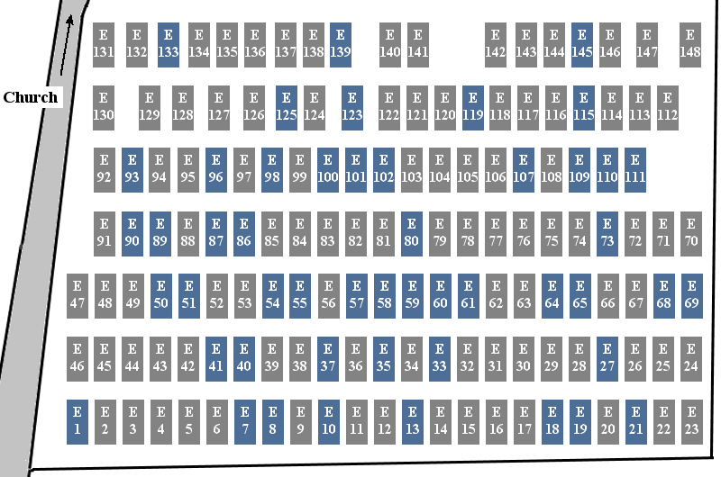 Churchyard extension clickable map