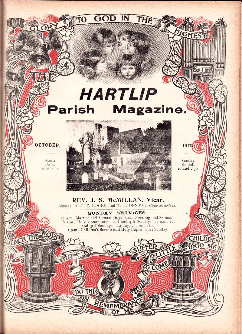 Parish Magazine page number 1 for Oct 1912