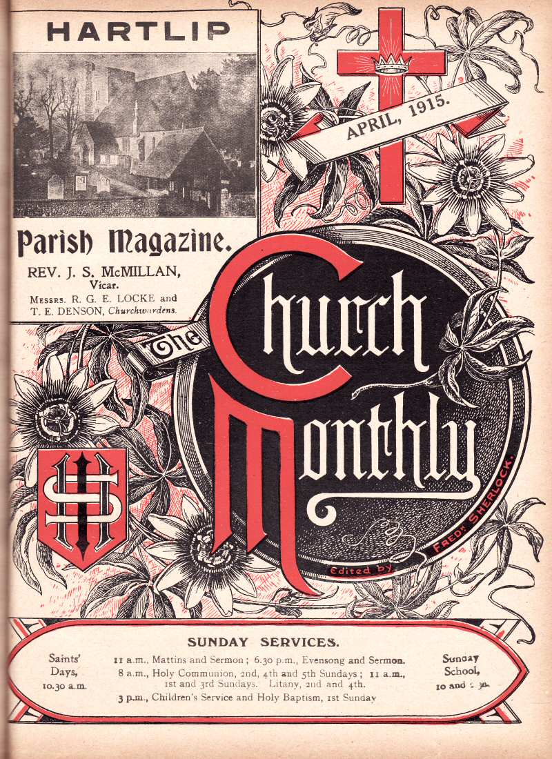 Parish Magazine page number 1 for Apr 1915