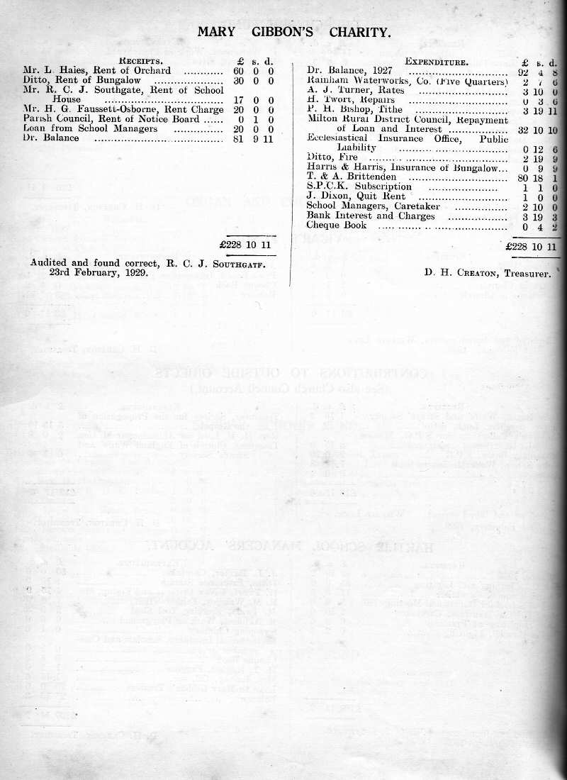 Third page of parish magazine