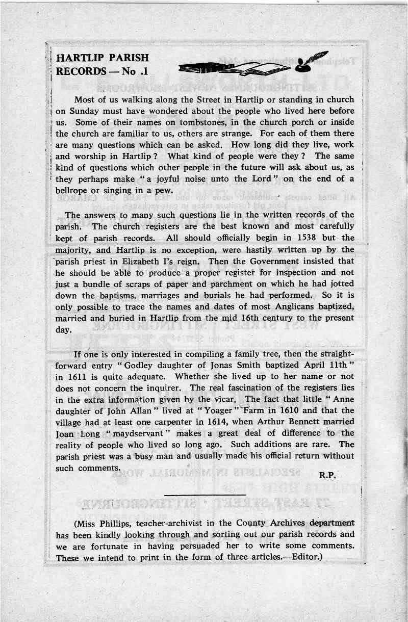 Parish Magazine page number 7 for Sep 1968