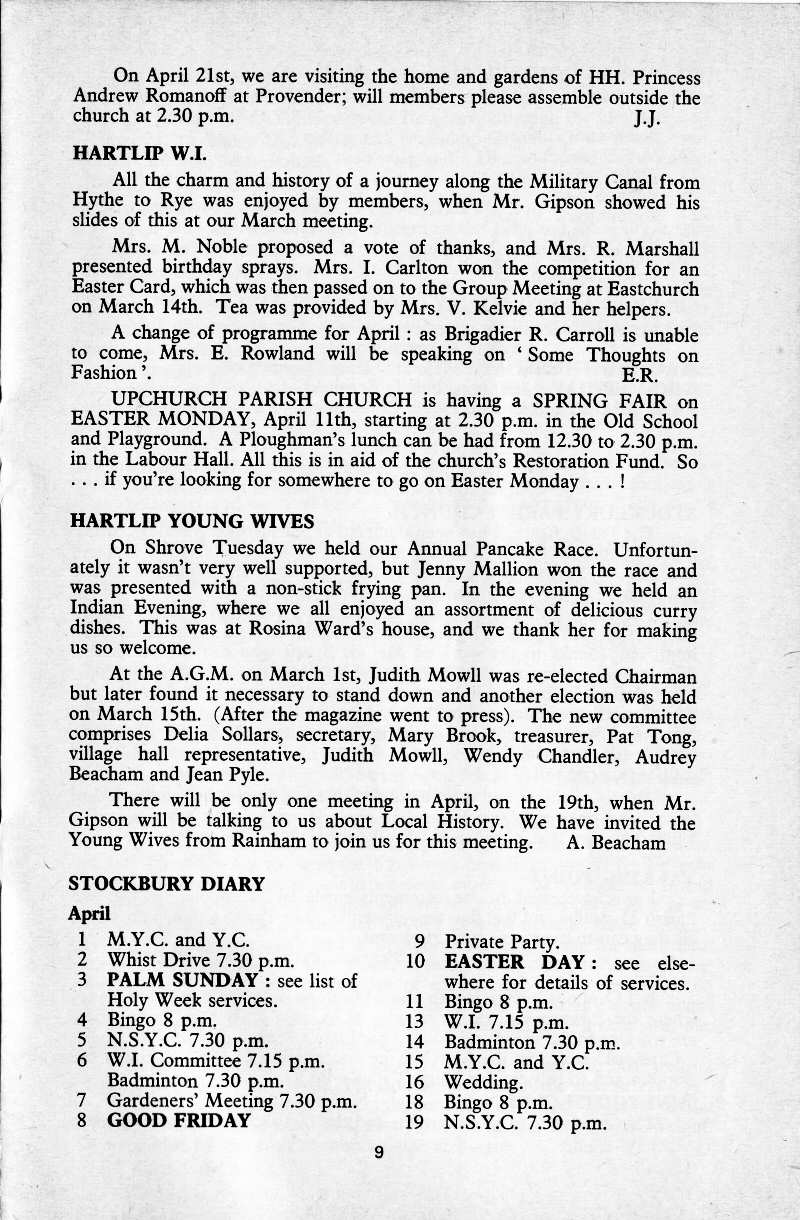 Parish Magazine page number 7 for Apr 1977