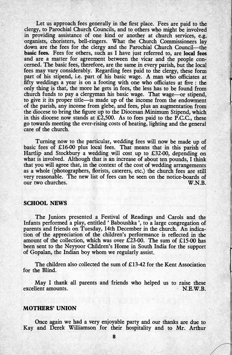 Parish Magazine page number 6 for Feb 1977