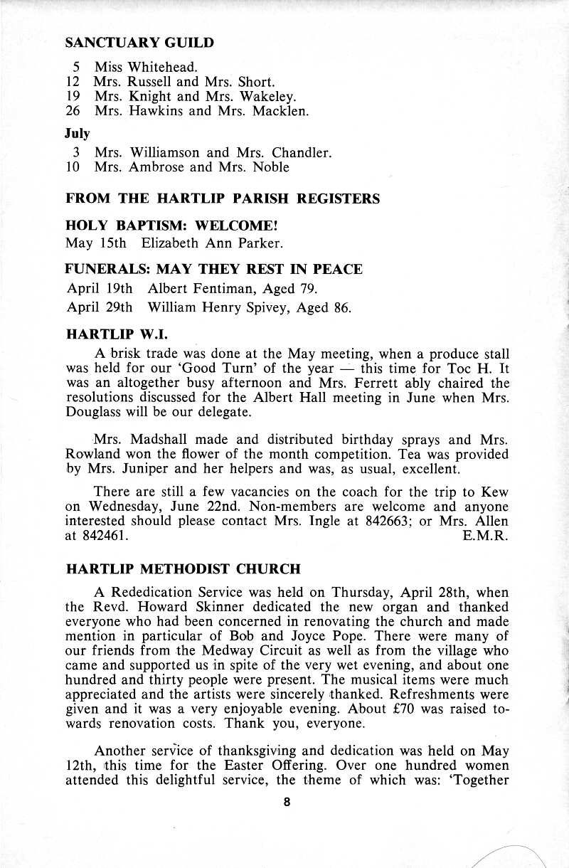 Parish Magazine page number 6 for Jun 1977