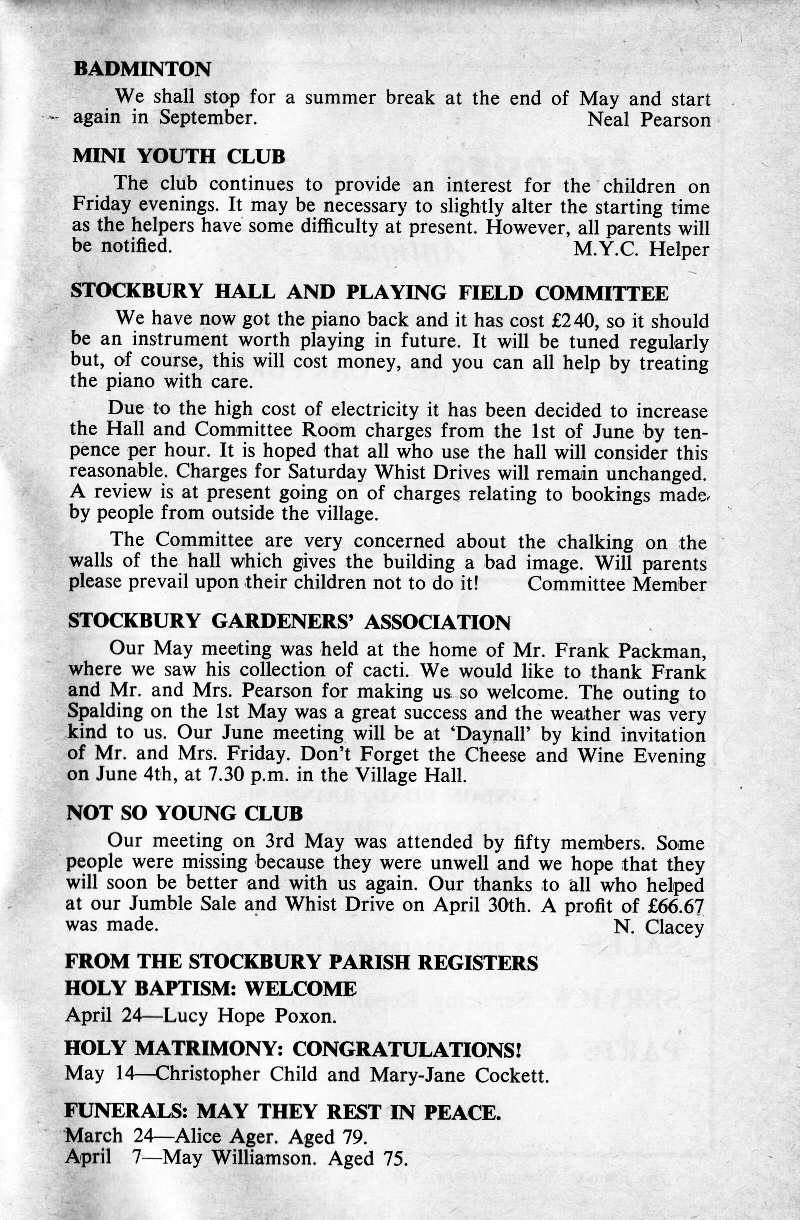 Parish Magazine page number 9 for Jun 1977