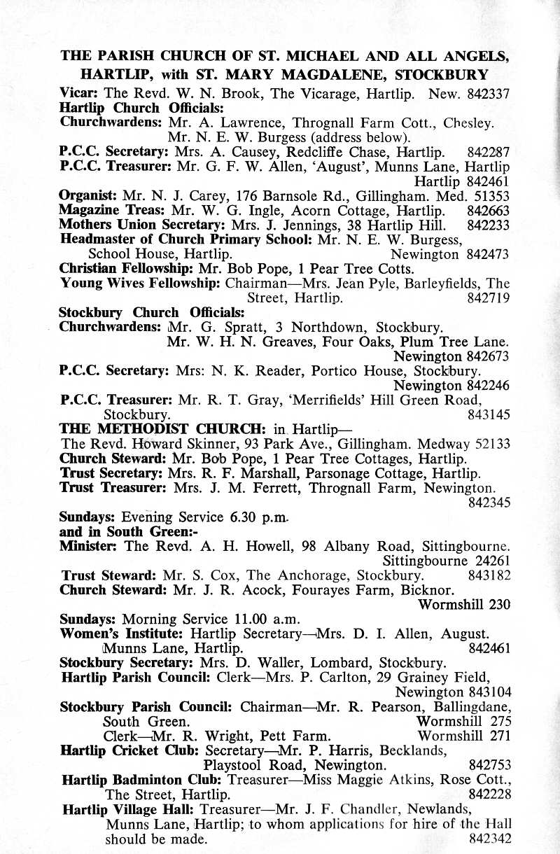 Parish Magazine page number 2 for Nov 1977