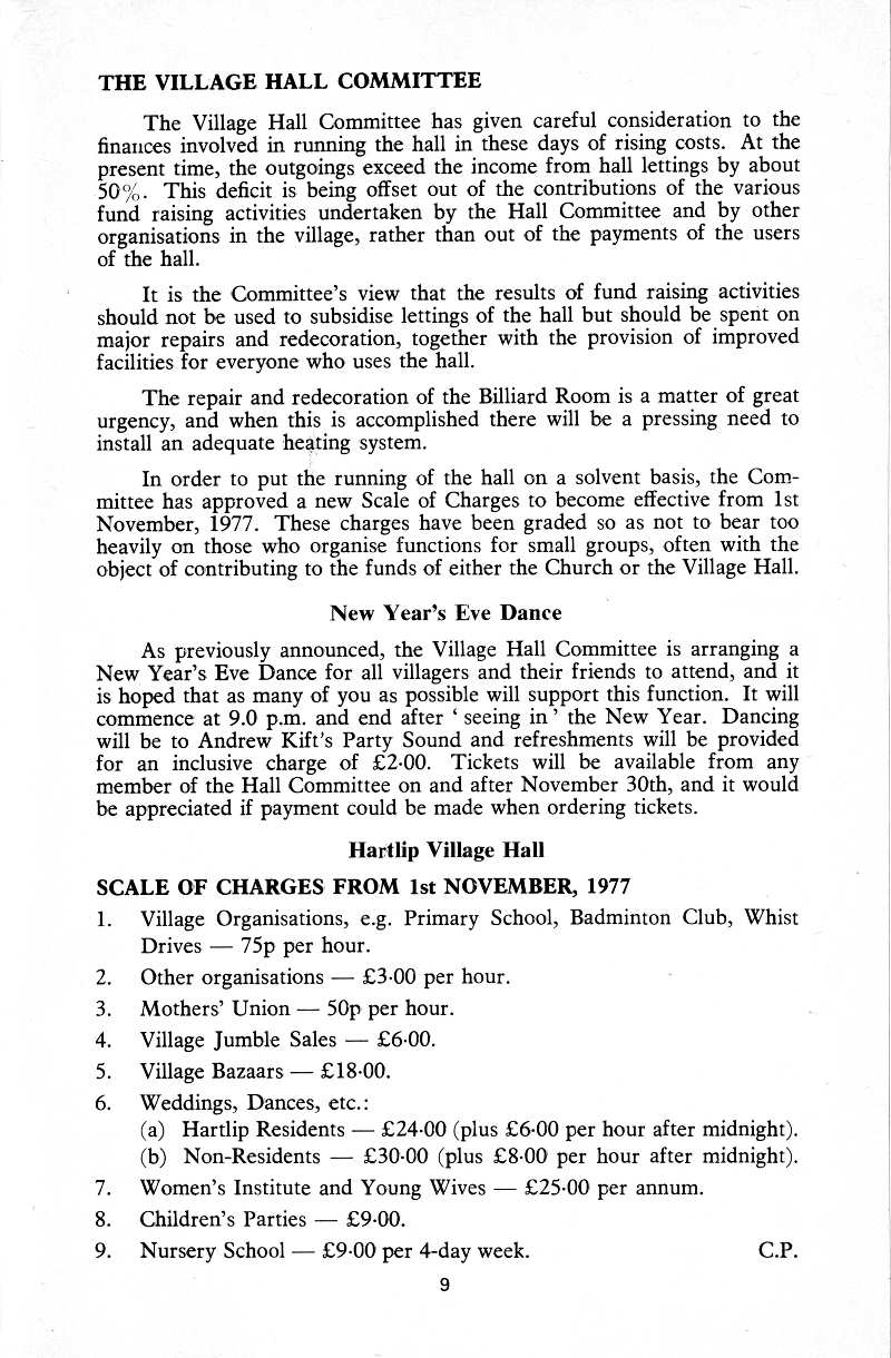Parish Magazine page number 7 for Nov 1977