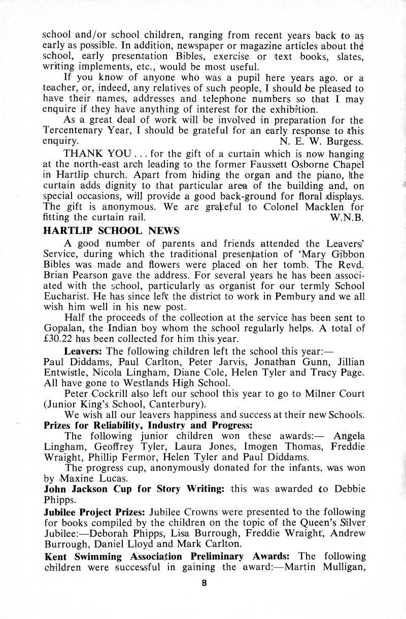 Parish Magazine page number 6 for Oct 1977